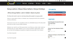 Desktop Screenshot of kenyasafari-offers.com